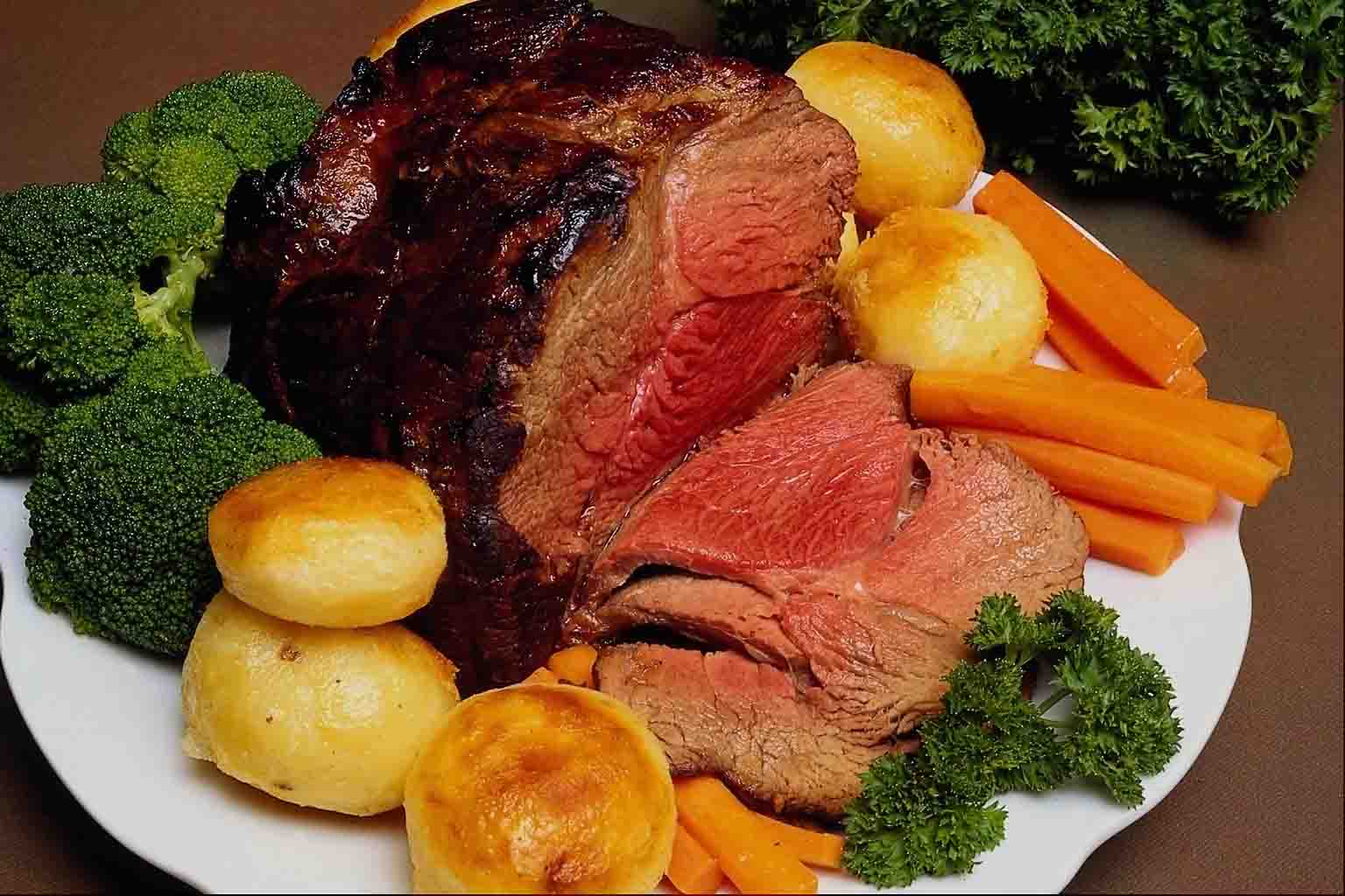 Nothing like a good cup of coffee with roast beef!